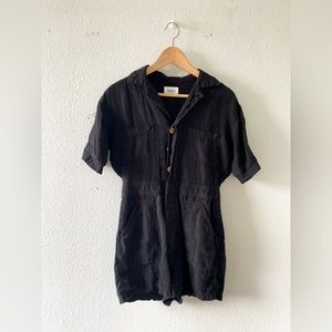 Mate the Label Linen Romper, sz XS